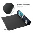 thumbnail image 6 of ZNDUO Large Rubber Mouse Pad Non-slip Desk Mat Cartoon Cosmic Starry Sky Doodle Rubber Desk Pad Mousepad Keyboard Pad for Home Office, 15.8" x 29.5", 6 of 9