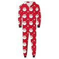 thumbnail image 6 of Mifsaly Matching Family Christmas Pajama Sets Xmas Santa Bright and Merry Christmas Adult Onesie Pajamas Funny Holiday Festival One Piece Bodysuit Pjs Evening Sleepwear Nightwear 2025, 6 of 6