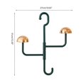 thumbnail image 3 of Multifunctional Mushroom Hat Hooks 360 Degrees Rotatable Creative Shoes Hat Ties Drying Storage Hangings White, 3 of 4