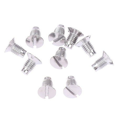 

10Pcs Flat Turning Needle Plate Screws Needle Plate Screws