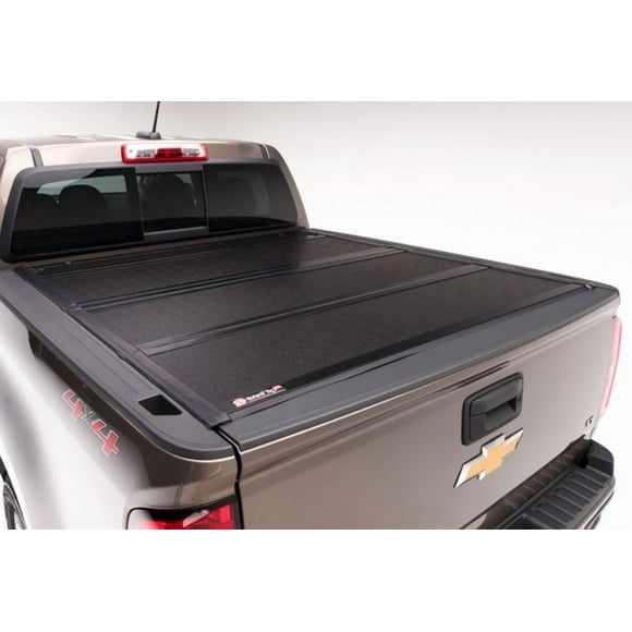 BAK Industries Couvercle Tonneau 226126 BAKFlip G2; Pliant Rigide; 2 Plis/3 Panneaux; Verrouillable avec Poignée de Hayon; Noir; Aluminium; Peut Être Utilisé avec Boîte à Outils BAK