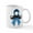 White, variant on CafePress - Prostate Awareness Ribbon Moustache Mugs - 11 oz Ceramic Mug - Novelty Coffee Tea Cup