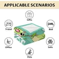 thumbnail image 5 of Frog Blanket - Soft Fuzzy Throw Blankets for Girls - 40"x50" Small Size Blanket for Bed & Couch - Green Cute Throws Gifts, 5 of 5