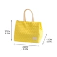 thumbnail image 3 of Insulated Lunch Bag Thermal Food Storage Tote Portable Lunch Box Container Reusable Cooler Bag For School Office Picnic Work Meal Prep(B), 3 of 7