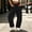 Black, variant on FEIIBMOYRIA Sweatpants for Women Adjustable Drawstring Elastic Waist Curved Knife Wide Leg Jogger Pants Solid Color Soft Casual Daily Loungewear Athletic Long Trousers