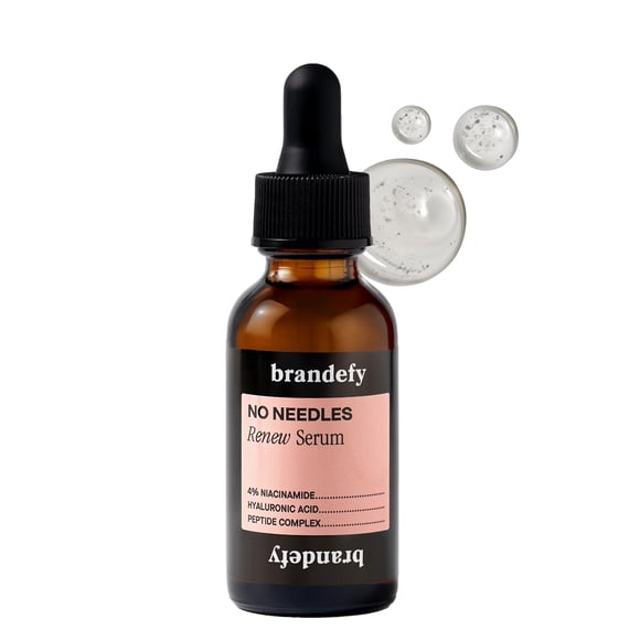 Serum Brandefy Sin agujas, péptidos de niacinamida, ácido hialurónico