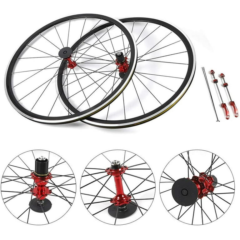 WUZSTAR 2 PCS 700C Road Racing Bike Front Rear Wheels for 7 8 9 10 11 Speed Cassette Wheel