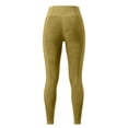 thumbnail image 5 of Women's Yoga Pants Solid Color High Waist Abdomen Raising Hip Shaping Naked Tight Elastic Pants Casual Daily Wear, 5 of 5