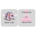 thumbnail image 2 of HaCpiu Spring Porch Goose with Outfits, 15.4" Pink Bikini Clothes for Plastic Cement Geese Sculpture Clothes, Awesome for Yard Patio Party House Warming Easter Geese Clothes, 2 of 2
