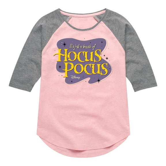 Just A Bunch Of Hocus Pocus - Toddler And Youth Girls Raglan Graphic T-Shirt