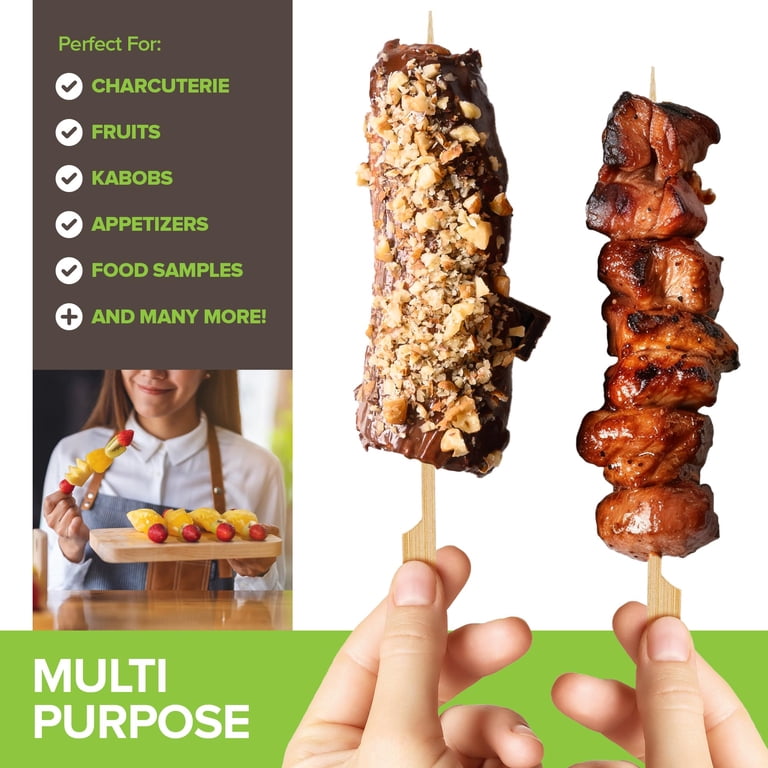 Stock Your Home, Bamboo Skewers for Appetizers, 7 inch, 200 pack
