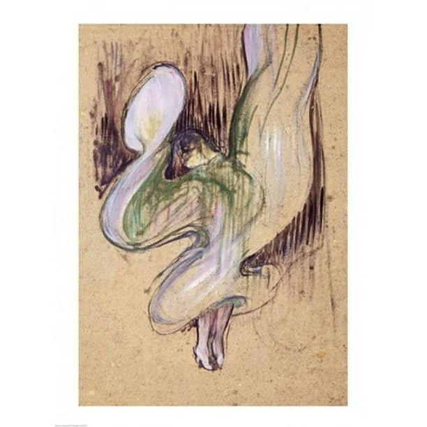 Étude pour une Affiche Plus Complète de Henri de Toulouse-Lautrec - 18 x 24 Po.
