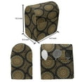 thumbnail image 5 of Australia Lounger Chair Bag, Traditional Aboriginal Patterns with Earth Toned Dotted Circles, High Capacity Storage with Handle Container, Lounger Size, Charcoal Grey and Multicolor, by Ambesonne, 5 of 5