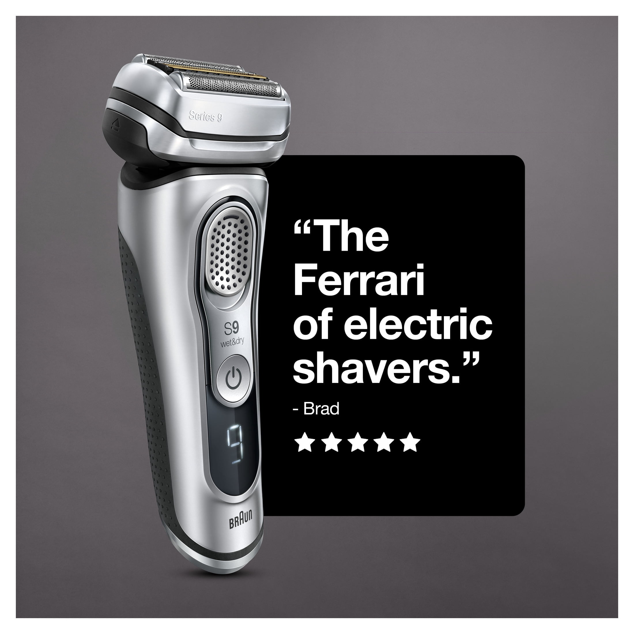 Braun Series 9 Skin Razors, 9370cc Rechargeable Wet Dry Shave