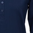 thumbnail image 4 of Tee Jays Womens Luxury Stretch Long Sleeve Polo Shirt, 4 of 4