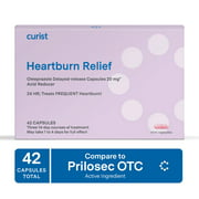 Curist Omeprazole 20mg Capsules Delayed-Releaser Heartburn Medicine, 42ct