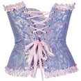 thumbnail image 3 of Femmes Corsets Bustiers Désossés Top Brodé Grande Taille, 3 of 6