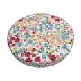 thumbnail image 2 of Xecao's Trendy Floral Design Print Stool Covers offer stylish, washable protection for PU round bar stools, perfect for home or commercial use., 2 of 7