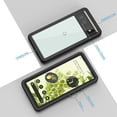 thumbnail image 6 of Pixel 6 Pro Case, IP68 Waterproof Dustproof Case with Built-in Screen Protector, Rugged Full Body Shockproof Protective Case for Google Pixel 6 Pro, Black/Clear, 6 of 18