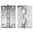 thumbnail image 1 of Pieza de conector de gabinete de ventana de acero inoxidable RARO plateado, 88 57 1,5 mm STOL, 1 of 1