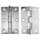 thumbnail image 1 of Pieza de conector de gabinete de ventana de acero inoxidable RARO plateado, 88 57 1,5 mm STOL, 1 of 1