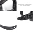 thumbnail image 4 of Swimming Goggles, Lightweight Free Diving Glass Professional 180 Wide View Prevent Fog Resin Lens  for Men for Underwater Activity for Adults black,white,, 4 of 8