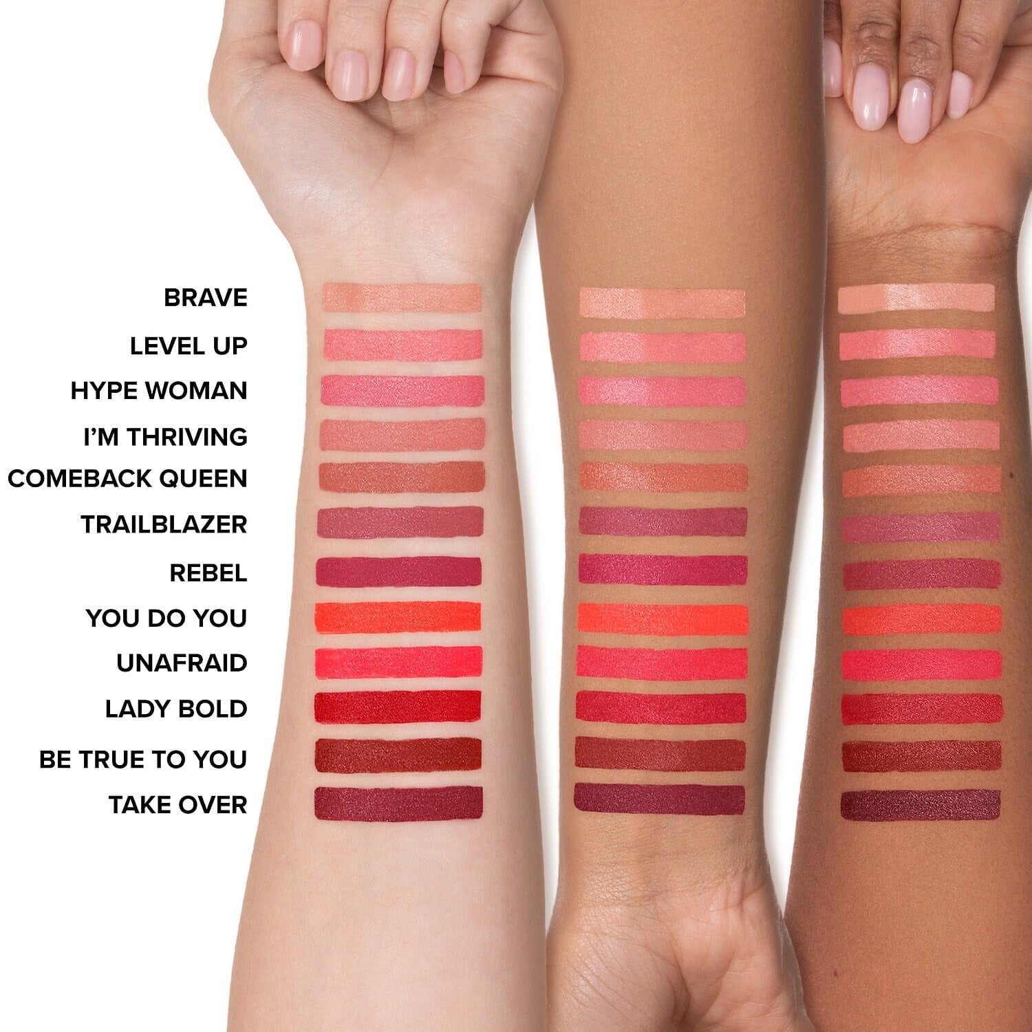 Too Faced Lady Bold Em-Power Pigment Lipstick 09 Be True To You