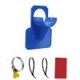 thumbnail image 1 of Soporte de tubo para manguera de piscina elevada Intex, soporte de salida con abrazadera (azul), 1 of 8