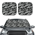 thumbnail image 2 of Daiia Horse Silhouette 2PCS Car Windshield Sun Shade, Foldable Sun Shield for Car Front Window, Auto Sun Blocker Visor Protector Universal for Truck SUV Pickup-Large, 2 of 7