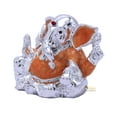 thumbnail image 2 of StatueStudio Ganesha Statue Temple Decor Lord Ganesh Murti Religious Showpiece Ganpati Idol Gift Item for Gift item for Diwali Pooja, Mandir, Home Decor and Office Table (2 X 1.5 X 2 Inch), 2 of 5