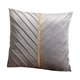 thumbnail image 2 of Funda de almohada plisada de terciopelo 45x45cm | Funda de cojín de terciopelo PV acolchado de color sólido • Cremallera oculta • Soporte lumbar de oficina duradero • Cabecero, sofá, protección de, 2 of 7
