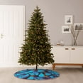 thumbnail image 6 of Sikiie Blue Butterflies Christmas Tree Skirt, Christmas Tree Decorations, Christmas Decor, Tree Mat Decoration(30-48IN)-30", 6 of 6