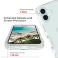 thumbnail image 4 of ELEHOLD Clear Case for iPhone 16, Anti-Yellowing Anti-Scratch Soft TPU Transparent Back Case,Clear, 4 of 4