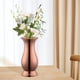thumbnail image 2 of Jarrón nórdico sencillo para flores, jarrón decorativo de mesa, contenedor de flores secas de metal Oro rosa, 2 of 9
