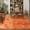 Tie-dye orange, variant on Janvonne 4x6 Fluffy Area Rug for Bedroom, Modern Shaggy Carpets Fuzzy Rug for Teens Dorm Bedside Home Decor Aesthetic, Heavy Duty Non Slip, Tie-dye Black and White