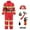 A-Red, variant on Fireman Outfit Set for Boys Three-Piece Toy Accessories Campus,Blue 100