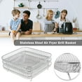 thumbnail image 6 of Stainless Steel Grill Basket Stainless Steel AirFryer Basket*1 Grill, 6 of 9