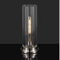 thumbnail image 6 of Safavieh Dellanora Iron Base Lighting in Silver / Clear, 6 of 11