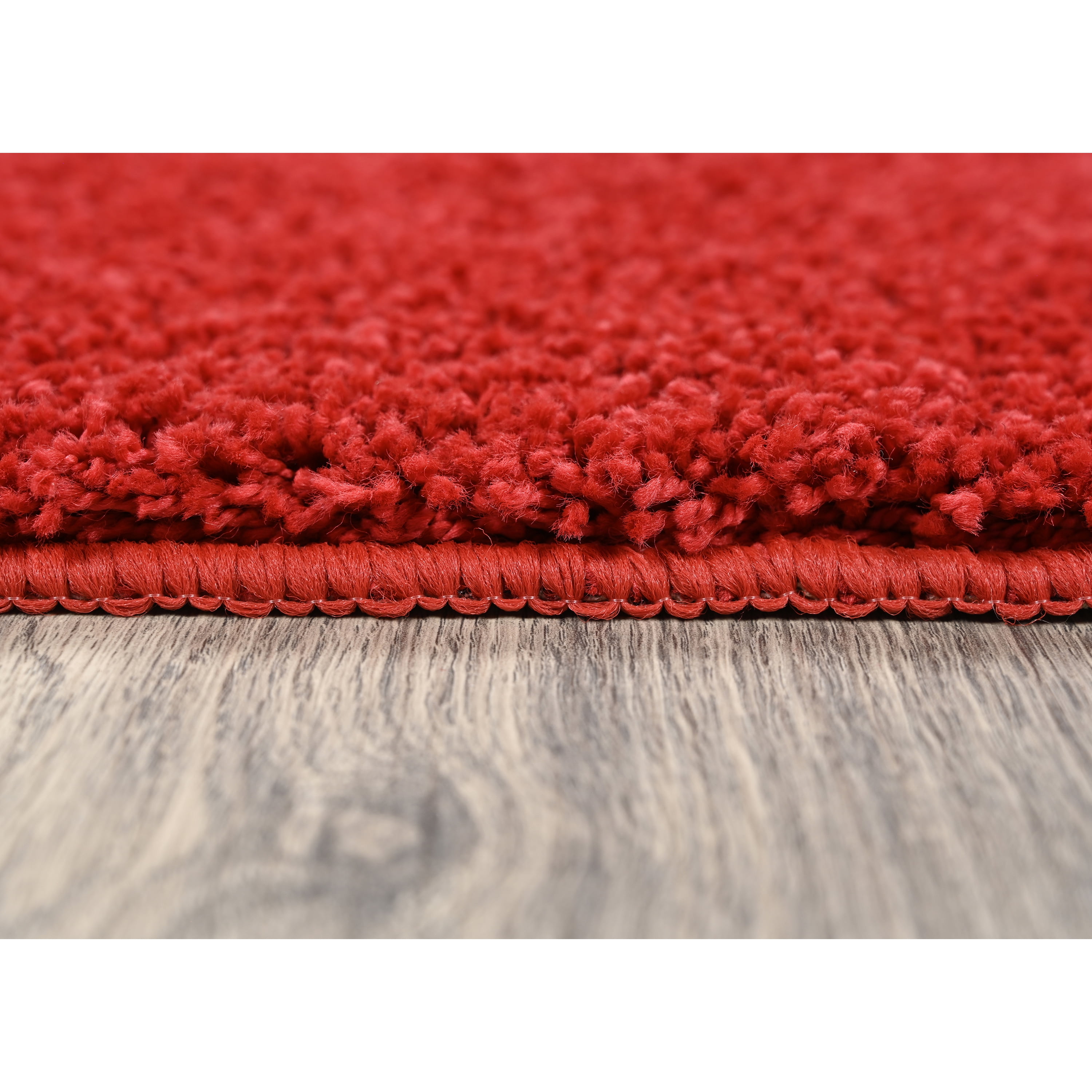 Garland Rug Skyline Shag Chili Red Indoor Area Rug, 4' x 6'