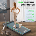thumbnail image 6 of Treadmill 2 in 1 for Home/Office,Patbrela 300 Lbs Walking Pad Treadmill with HandleBar,Under Desk Treadmill with Mat, Touch Control,LED Display & Remote Control, 6 of 8