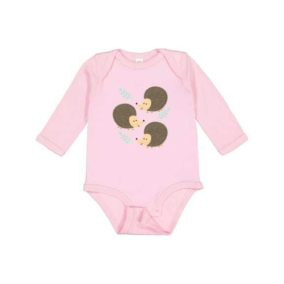 Inktastic Hedgehog for Girls Girls Long Sleeve Baby Bodysuit