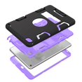 thumbnail image 7 of iPad Mini 1 Case ,iPad Mini 2 Case ,iPad Mini 3 Case, Mignova Heavy Duty rugged Anti-impact Hybrid Protective Case with Build In Kickstand For Apple iPad Mini 1 / 2 / 3(Black+Purple), 7 of 7