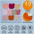 thumbnail image 3 of 10‑Pack Muslin Baby Bibs, Soft Absorbent Solid Color Drool Bibs with Adjustable Snaps for Newborn Infant, 3 of 9