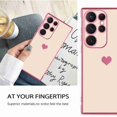 thumbnail image 6 of Dteck for Samsung Galaxy S23 Ultra 6.8 inch Case, Love Heart Plating Girly Women Cute Luxury Lens Protection Soft TPU Bumper with 4 Corners Shockproof Protection Cover Case, Pink, 6 of 6