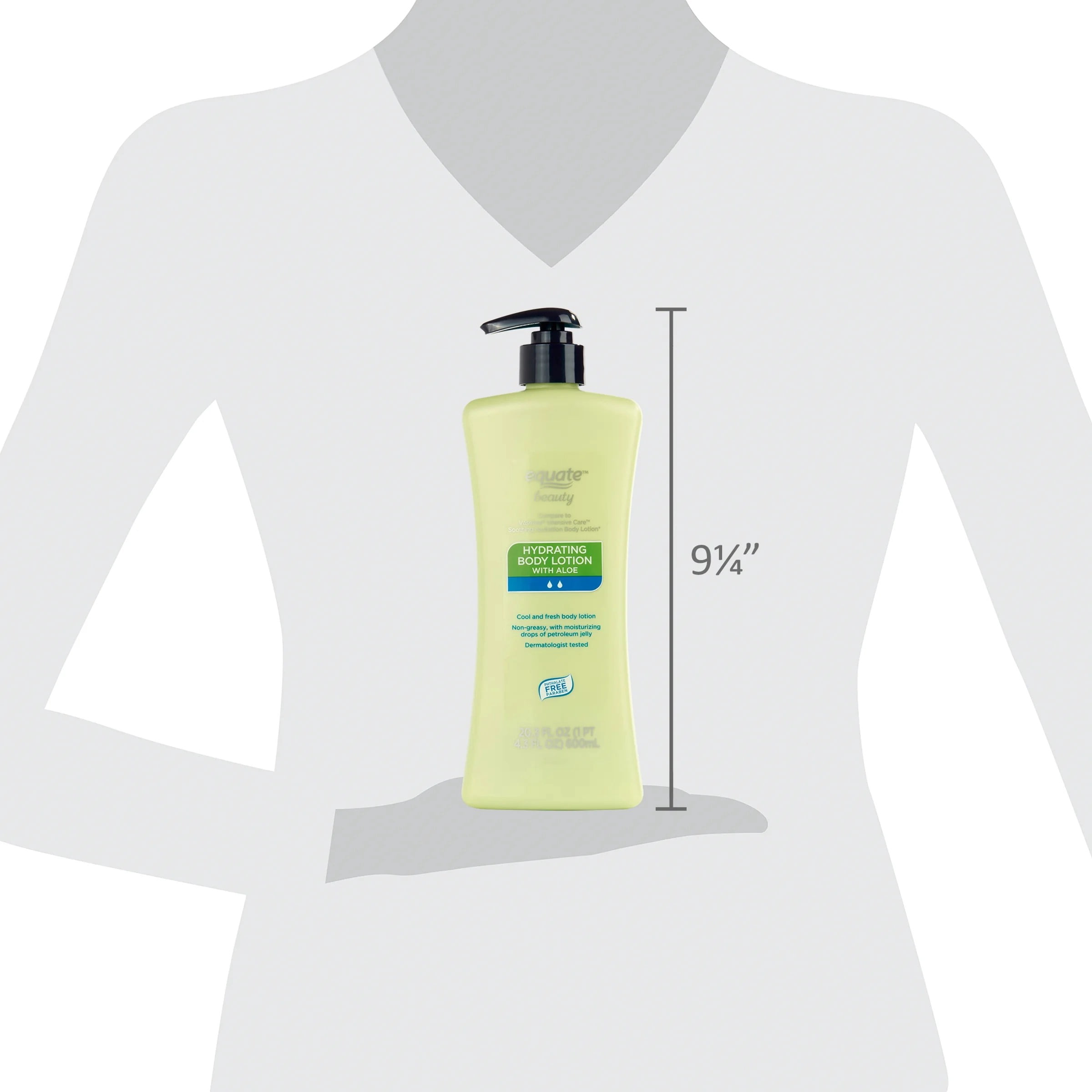Equate Beauty Hydrating Body Lotion with Aloe, 20.3 fl oz