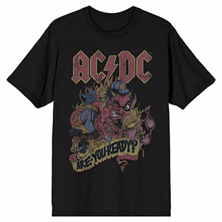 AC/DC Are You Ready Men's Black T-shirt-S - Walmart.com