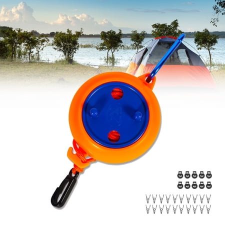 Portable Travel Clothesline Retractable Cloths Lines Rope for Outside, Clothes Line Outdoors Set Camping Laundry Drying Rope with 20pcs Clothespins for Hotel Trip Cruise Indoor Outdoor Use