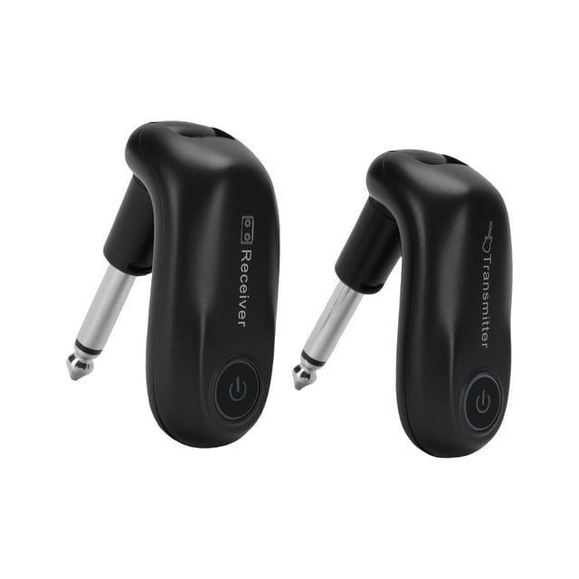 Système de Guitare Sans Fil 2.4G Rechargeable pour Guitare Électrique Basses Instruments à Vent Électriques Plug and Play Transmission en Temps Réel 270 Degrés