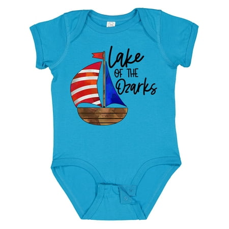 

Inktastic Lake of the Ozarks Sailboat Gift Baby Boy or Baby Girl Bodysuit