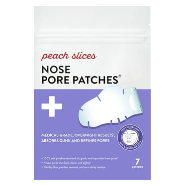Peach Slices Nose Pore Patches, 7ct